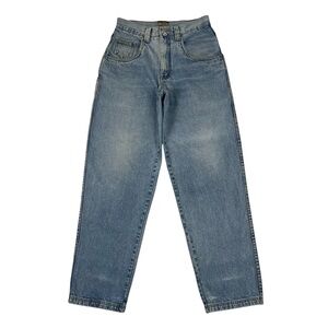 Vintage 90s 30x32 MAC Brand Distressed & Faded Blue Baggy Jeans Workwear